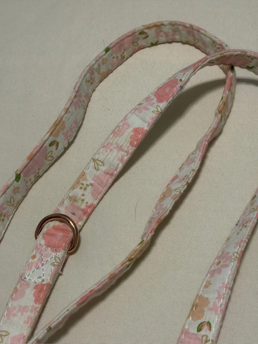 Collapsible Silicone Dog Travel Bowls in Pink & Grey with Pink Floral Dog Leash